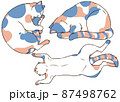 眠る三毛猫3点セット 87498762