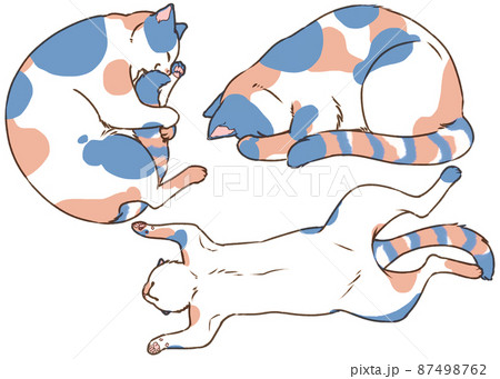 眠る三毛猫3点セット 眠る三毛猫3点セット 87498762
