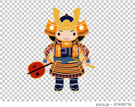 若武者のイラスト 87499756