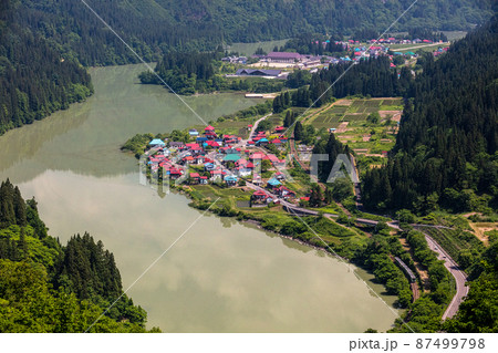 【福島県】東北のチロル大志集落 87499798