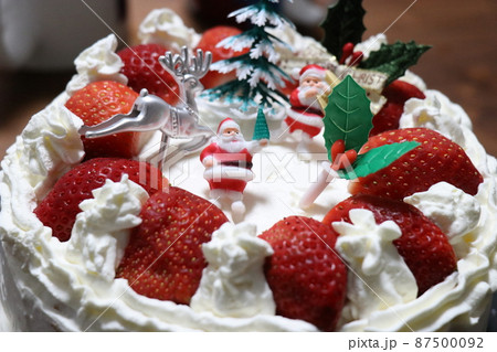 手作りデコレーションケーキ、クリスマス 手作りデコレーションケーキ、クリスマス 87500092