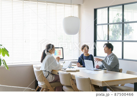 ビジネスシーン　3人 87500466