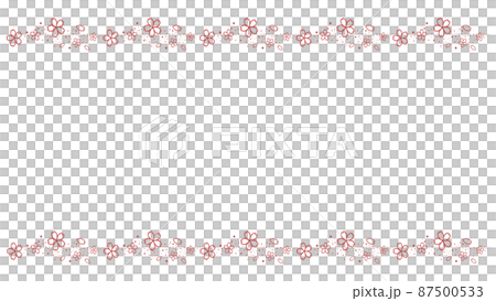 Frame background material for cherry blossom vector illustration Frame background material for cherry blossom vector illustration 87500533