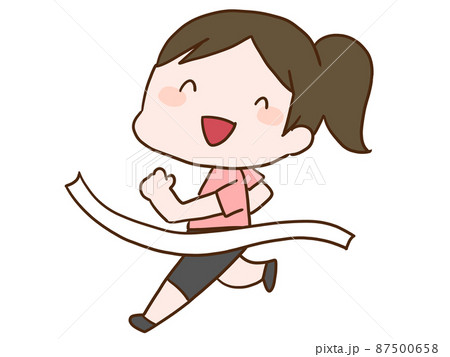 運動する女性 87500658