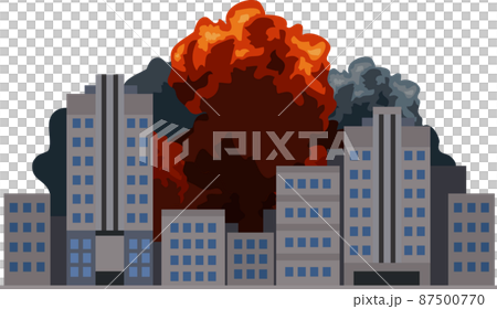 市街戦 爆発 空爆 テロ 爆発 戦争のイラスト素材 ベクター 市街戦 爆発 空爆 テロ 爆発 戦争のイラスト素材 ベクター 87500770