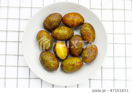 Hog plum on white background 87501651