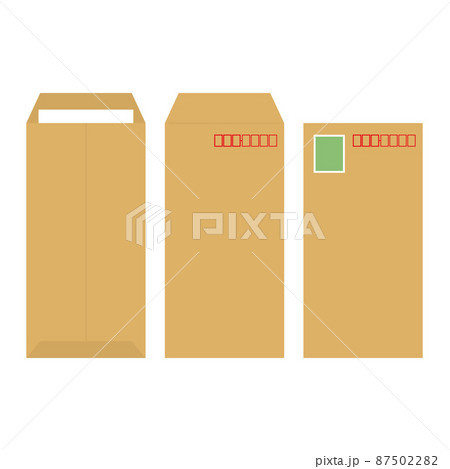 茶封筒のイラスト 87502282