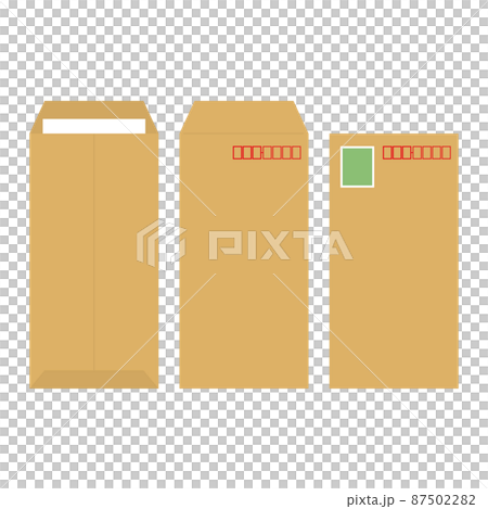 茶封筒のイラスト 87502282