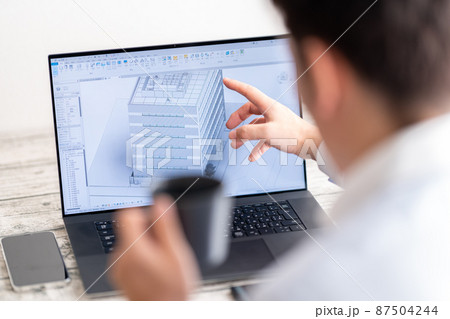 三次元CAD　立体的　3DCG　建築設計　プロジェクト　コンサルティング 87504244