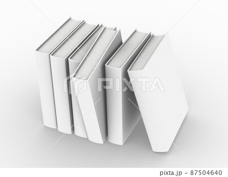 template empty hardcover book mockup set. 87504640