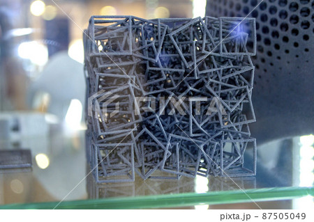 Powder industrial 3D printer printed three-dimensional models from plastic Powder industrial 3D printer printed three-dimensional models from plastic 87505049