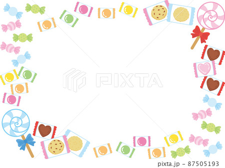 お菓子色々な個包装お菓子の枠 お菓子色々な個包装お菓子の枠 87505193