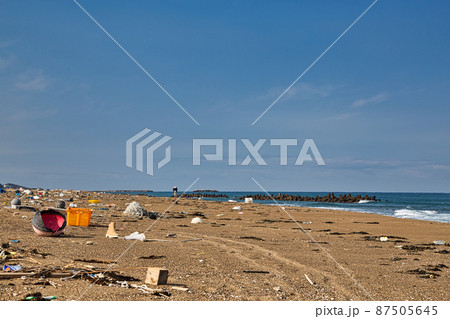 海洋汚染（鷹巣海水浴場） 87505645