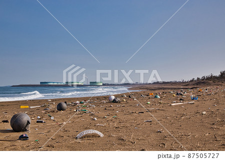 海洋汚染(鷹巣海水浴場) 海洋汚染(鷹巣海水浴場) 87505727