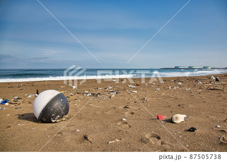 海洋汚染(鷹巣海水浴場) 海洋汚染(鷹巣海水浴場) 87505738