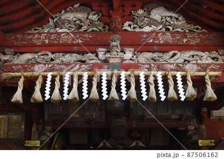 神社のしめ縄・日本の伝統文化 87506162