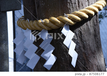神社のしめ縄・日本の伝統文化 神社のしめ縄・日本の伝統文化 87506177