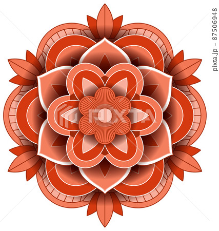 Vintage mandala with thin lines Vintage mandala with thin lines 87506948