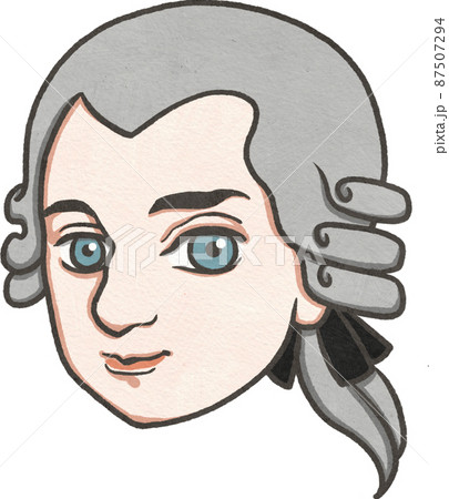 モーツァルトのイラストのイラスト素材 モーツァルトのイラストのイラスト素材