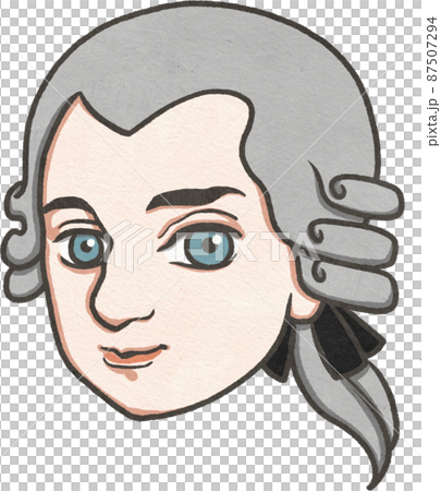 Illustration of Mozart Illustration of Mozart 87507294