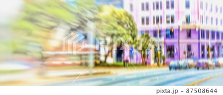 Blurred city - background images. Abstract blurred city images. 87508644