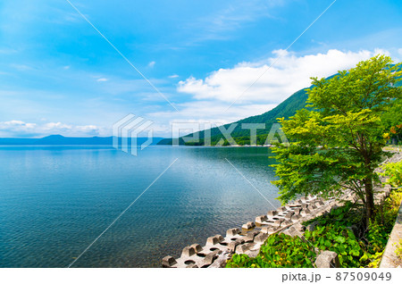 北海道　支笏湖　～支笏湖ブルーの夏景色～ 87509049
