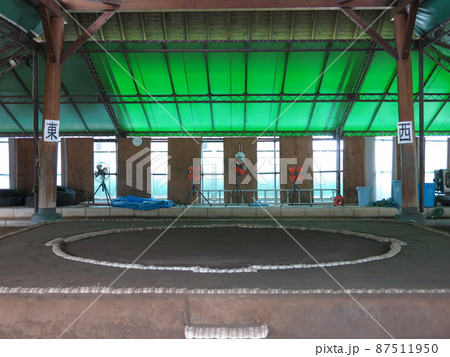 柏市中央体育館相撲場（柏市相撲場）の土俵 87511950