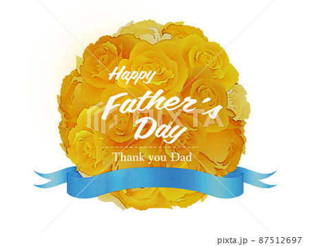 父の日　黄色いバラ 87512697