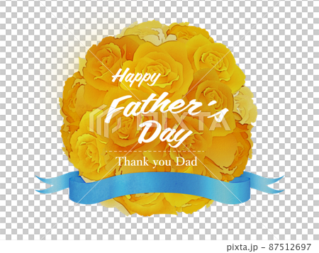 父の日　黄色いバラ 87512697