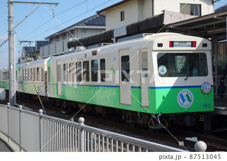 四日市あすなろう鉄道 西日野駅停車中の列車 四日市あすなろう鉄道 西日野駅停車中の列車 87513045