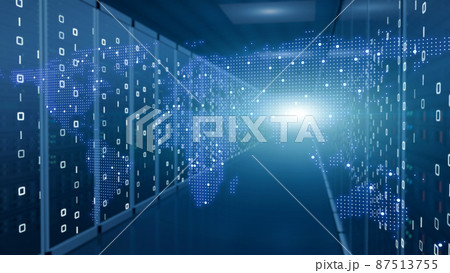 デジタルクラウド化によるデジタルトランスフォーメーションのイメージ 5Gサイバーセキュリティコンセプ デジタルクラウド化によるデジタルトランスフォーメーションのイメージ 5Gサイバーセキュリティコンセプ 87513755