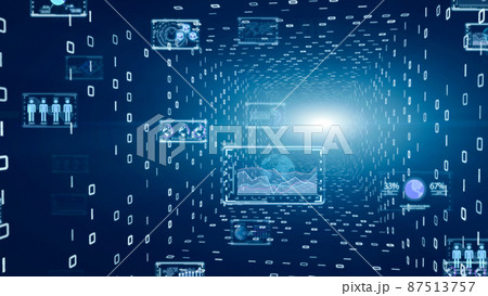 デジタルクラウド化によるデジタルトランスフォーメーションのイメージ 5Gサイバーセキュリティコンセプ デジタルクラウド化によるデジタルトランスフォーメーションのイメージ 5Gサイバーセキュリティコンセプ 87513757