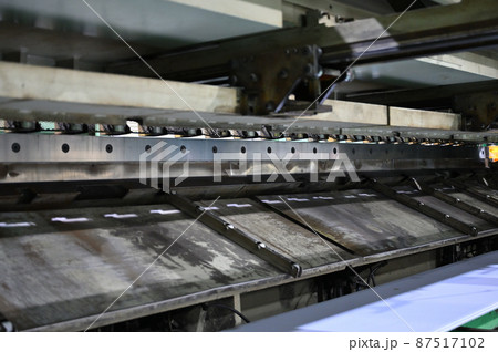 工場　製造業　シャーリング　せん断機　 87517102