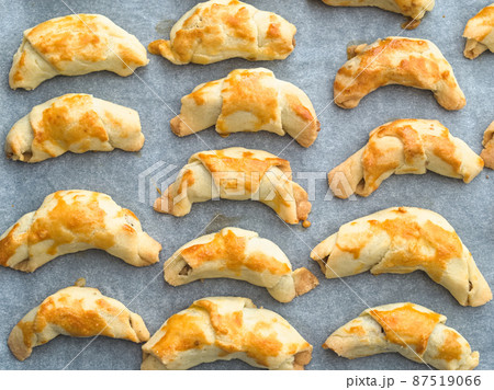 Homemade Walnut Croissants 87519066