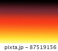 夕焼けグラデーション　横 87519156