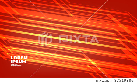Red background with abstract geometric shapes modern element for banner, presentation design and flyer. 87519386