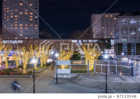 夜景 新浦安駅周辺/千葉県浦安市内 12月撮影 夜景 新浦安駅周辺/千葉県浦安市内 12月撮影 87519546