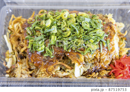 美味しい焼そば入りお好み焼き 87519753