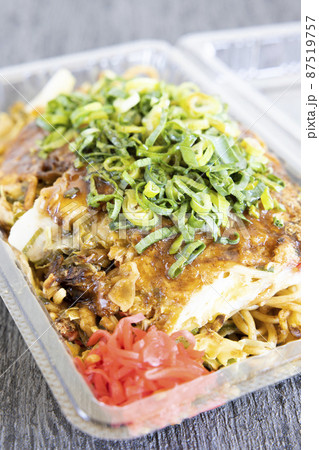 美味しい焼そば入りお好み焼き 87519757