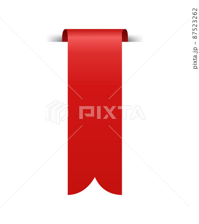 Price label ribbon. Sale promotion, shopping discount or store goods tag template. Hot price offers. Red sale label for black friday 87523262
