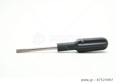 Screwdriver for repair work on a white background 87524997