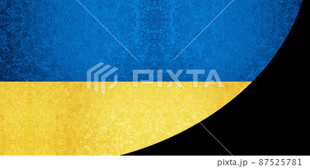 ウクライナ国旗カラーの背景イメージ 87525781