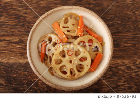 蓮根のきんぴら 87526793