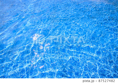 水面の素材 夏のイメージ 水面の素材 夏のイメージ 87527482