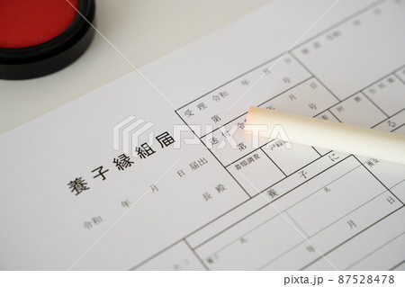 養子縁組届 イメージ 養子縁組届 イメージ 87528478