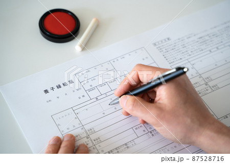 養子縁組届　イメージ 87528716