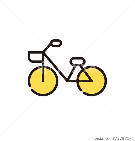 自転車 アイコンのイラスト素材