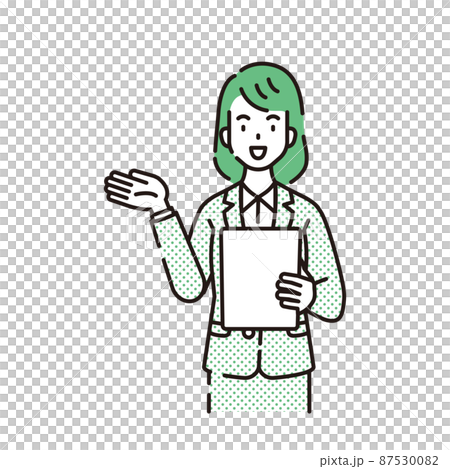 線画人物 87530082