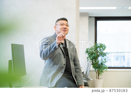 30代のビジネスマンのポートレート 87530163