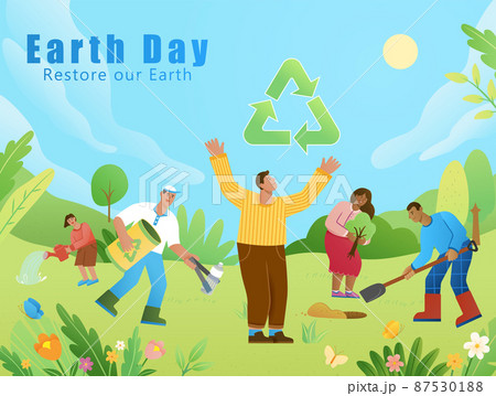 Earth day poster 87530188